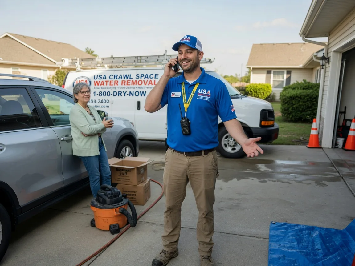 Crawl Space Water Removal Lexington, OK FAQs